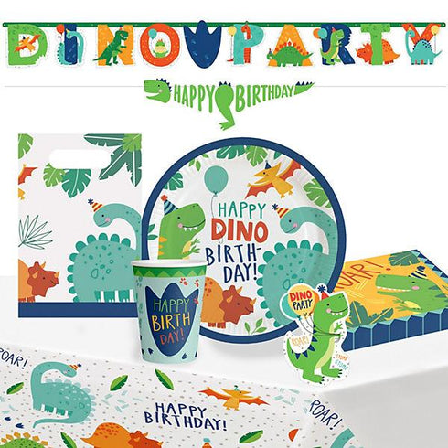 Dinomite Dinosaur Party Small Paper Plates | 7 Inch