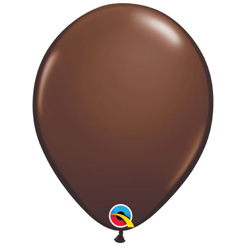 Chocolate Brown | 16 Inch | Qualatex Latex Balloons | Package 6