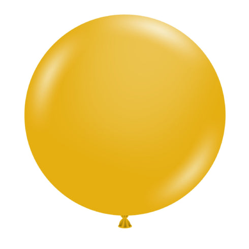 Mustard Yellow | 17 INCH | Tuftex Latex Balloons
