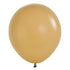 Deluxe Latte Light Brown | 18 INCH | Sempertex (Betallatex) Latex Balloons | Package 6
