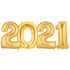 Gold 2021 Number Balloons | 40 INCH