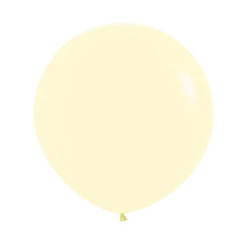 Matte Pastel Yellow | 36 Inch | Sempertex (Betallatex) Latex Balloons