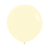 Matte Pastel Yellow | 36 Inch | Sempertex (Betallatex) Latex Balloons