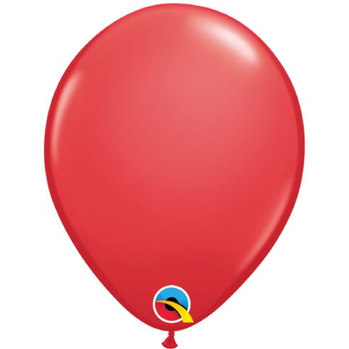 Red | 5 INCH | Qualatex Latex Balloons | Package 10