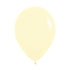 Matte Pastel Yellow | 5 Inch | Sempertex (Betallatex) Latex Balloons | Package 10