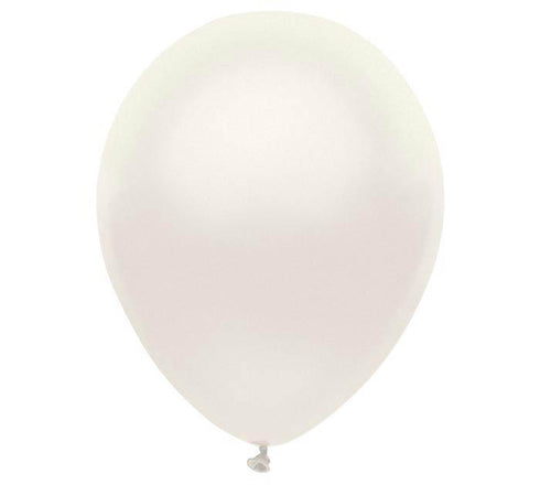 Pearl White | 11 INCH | Qualatex Latex Balloons | Package 10