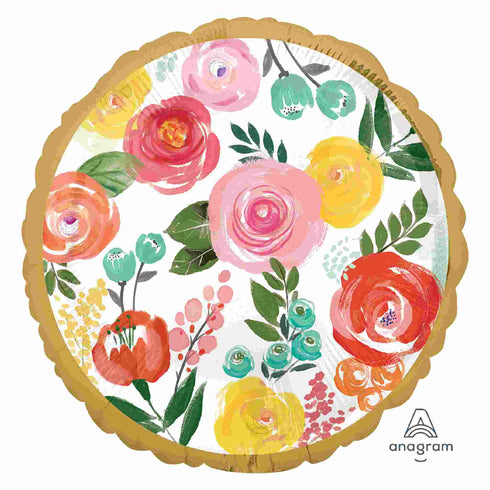 Pink Bright Florals Balloons | 18 INCH