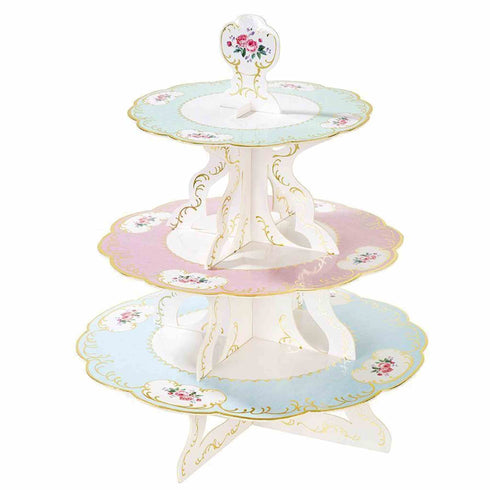 Tea Party Chintz Paper Cake Stand | 3 Tier