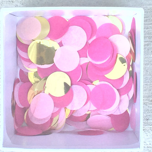 Pink Hand Cut Confetti Latex Balloons | 5, 9, 11, 16, 24, 36 IN