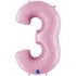 Pastel Pink Number 3 Balloons | 40 INCH