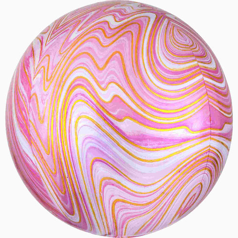 Marblez Orbz Balloons | Pink | 16 INCH