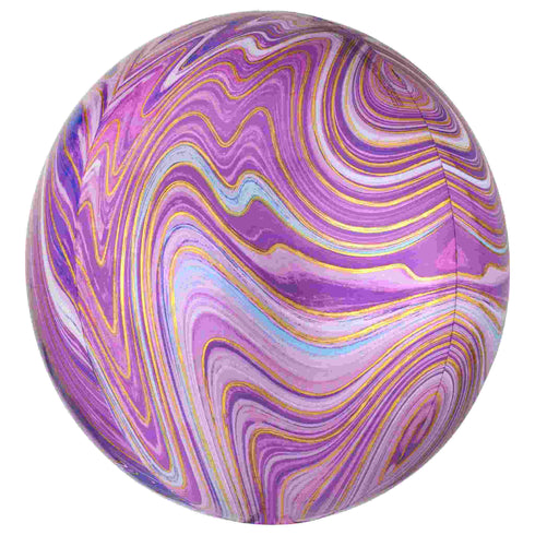 Marblez Orbz Balloons | Purple | 16 INCH