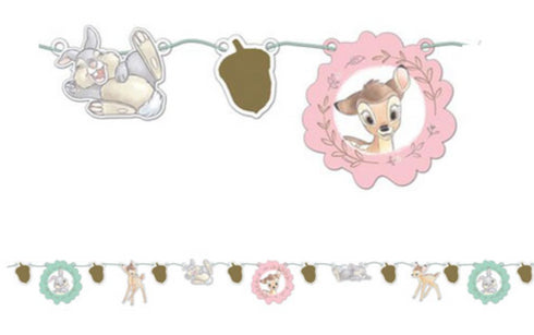 Bambi Paper Birthday Banner