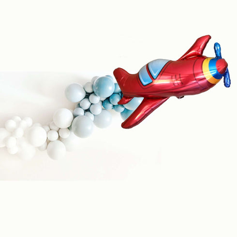 Airplane Birthday Balloon Garland Kit