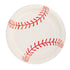 Baseball Ball Shaped Paper Party Plates | Package 8