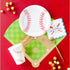 Baseball Glove Shaped Paper Party Plates | Package 8