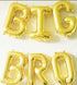 BIG BRO Balloon Banner | Rose Gold | Gold | Pink | Blue
