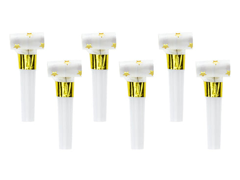 Gold Star Party Blowers | Package 6
