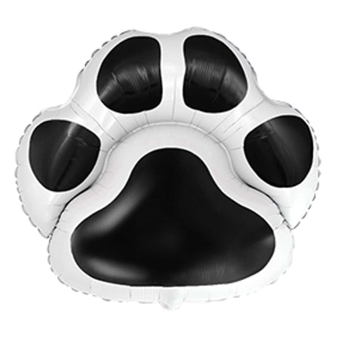 Black Paw Print Foil Balloons | 30 Inch