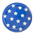Blue and White Stars Paper Party Plates | Package 8 | 9 Inch