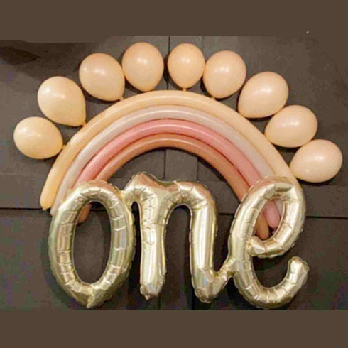 Boho Rainbow Balloons