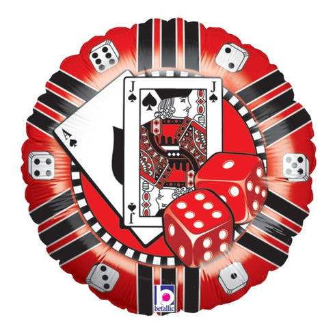 Casino Chips Foil Balloons | 18 INCH