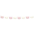 Pink Kitty Cat Paper Hanging Banner