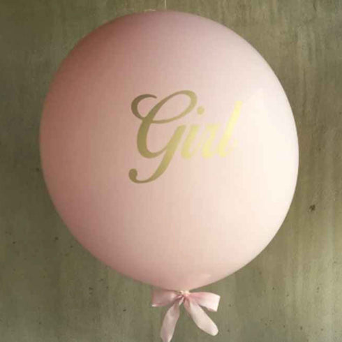 Gender Reveal Garland Kit | Matte Navy Blue and Chalk Pink