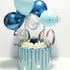 Blue Chrome Latex Balloons | 7 INCH | Qualatex | Package 10