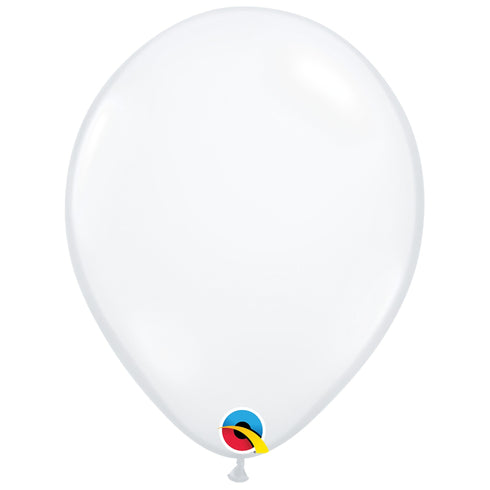 Clear Diamond | 11 Inch | Qualatex Latex Balloons | Package 10