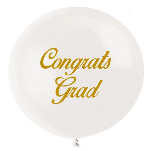 Congrats Grad Latex Balloons | Personalizable