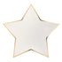 Red and Gold Star Paper Party Plates | Package 8 | 11 Inch
