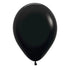 Deluxe Black | 18 Inch | Sempertex (Betallatex) Latex Balloons | Package 6