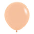 Deluxe Peach Blush | 18 Inch | Sempertex (Betallatex) Latex Balloons | Package 6