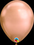 Rose Gold Chrome Latex Balloons | 7 INCH | Package 5