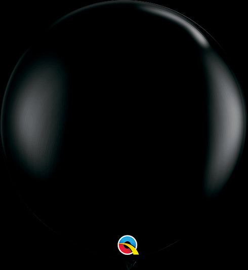 Onyx Black Latex Balloon | 36 INCH | Qualatex | Each