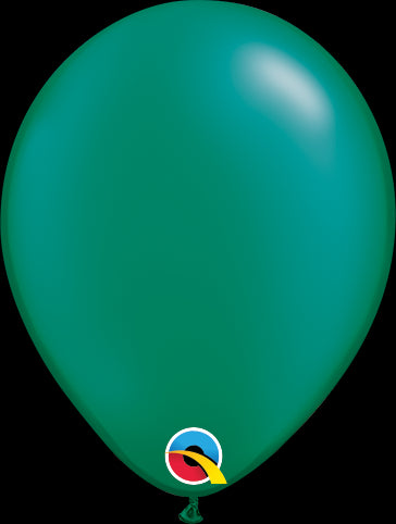Pearl Emerald Green Latex Balloons | 16 INCH (40cm) | Package 6