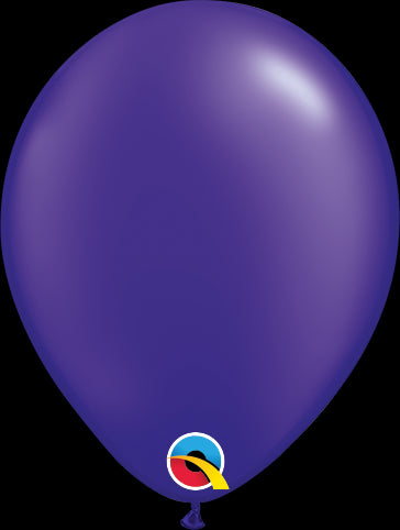 Pearl Quartz Purple 16 IN (40cm) Round Latex Balloons Package 6