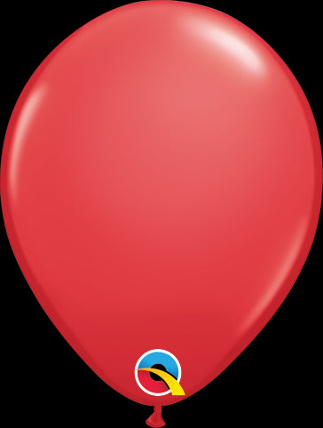 Red | 16 INCH | Qualatex Latex Balloons | Package 6