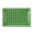 Football Field Shaped Paper Party Plates | Package 8