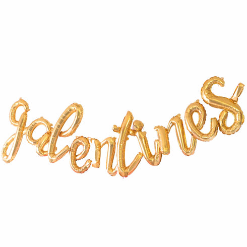 Galentines Letter Balloon Banner | Silver | Gold | Rose Gold
