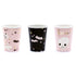 Pretty Pink Halloween Paper Party Cups | Set 6
