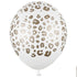 Gold Leopard Spots Animal Print Latex Balloons | 12 INCH | Package 6