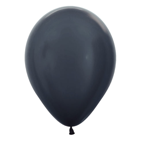 Graphite Metallic Grey | 11 Inch | Sempertex (Betallatex) Latex Balloons | Package 10