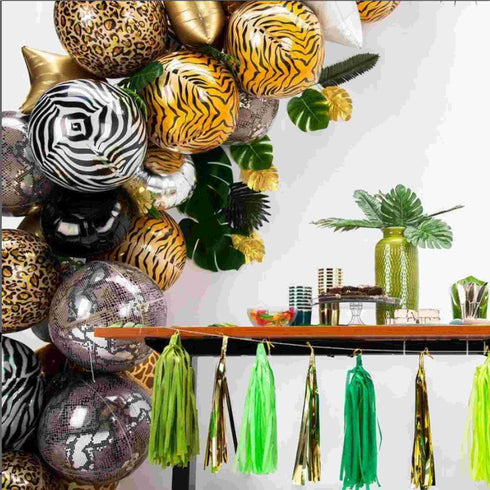 Snake Skin Animal Print Orbz Balloons | 15 Inch Sphere