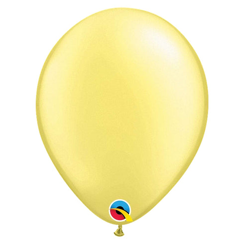 Pearl Lemon Chiffon Latex Balloons | 11 INCH | Qualatex
