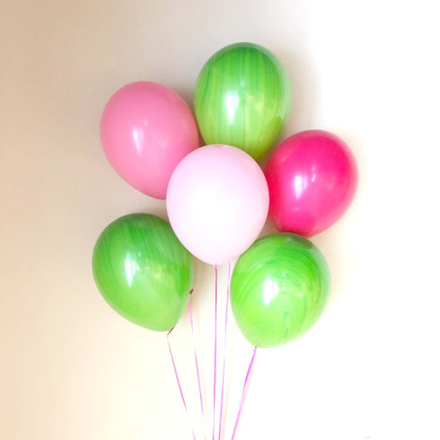 Watermelon Latex Balloon Bouquet Kit | Set 6