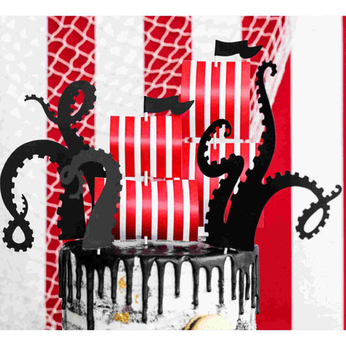 Pirate Party Cake Paper Toppers Kit