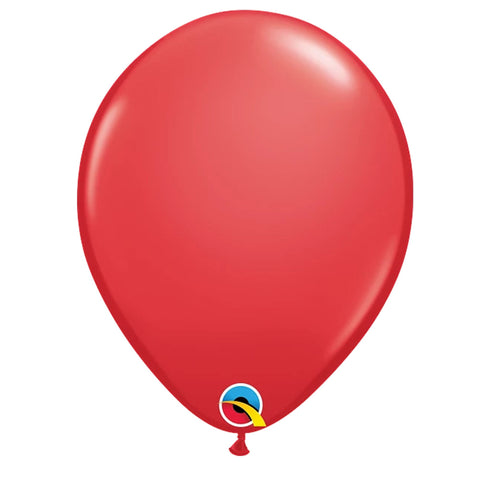 Red | 11 INCH | Qualatex Latex Balloons | Package 10