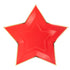 Red and Gold Star Paper Party Plates | Package 8 | 11 Inch